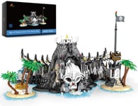 JMBricklayer Pirate Bay Building Sets 40106, Medieval Castle Modular Buildings, Construction Toys Gifts for Adults Teens, Pirate Series House Building Kit, Amazing Display Model Office Room Decor