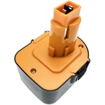 Vhbw - Batterie remplacement pour Dewalt 152250-27, 397745-01, DE9037, DE9071, DE9074, DE9075 pour outil électrique (3000mAh NiMH 12 v)
