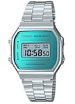 Casio Collection Retro Unisex's Silver Watch A168WEM-2EF Stainless Steel (archived) - One Size