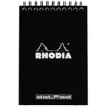 Rhodia NotePad wire black A6 dot 5st