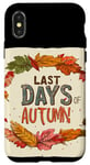 iPhone X/XS Pretty Last Days of Autumn Statement for Boys and Girls Case