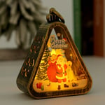 Portable Christmas Led Night Light Battery Powered Hanging Lamp Festival Decor