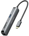 Hub USB C HDMI, hub USB-C, hub CableCreation USB, 2 USB 3.0, 1 Adaptateur HDMI 4K, Lecteur de Carte SD/Micro SD, Station d'accueil pour MacBook Pro/Air/M1 pour iPad Pro/Surface/XPS/Pixelbook Boîtier