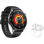 Huawei Watch GT5 46MM Sort + Freebuds 5i høretelefoner