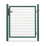 Easycloture - Portillon grillagé en acier galvanisé maille 100 x 50 l 1m20 x 2m00 Vert