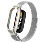 Milanese Loop Metal Armband Xiaomi Smart Band 8 Silver