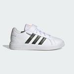 adidas Grand Court Lifestyle Elastic Lace and Top Strap Shoes Kids