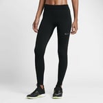 Women's Nike Pro Warm Training Tights Sz M Black Metallic Sliver AO9228 010