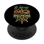 Oasis of Wellbeing - Waves PopSockets Adhesive PopGrip