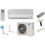 PRET A POSER CLIMATISATION DAIKIN 2500W REVERSIBLE FTXB RXB25C + KIT DE POSE 3 METRES + SUPPORT MURAL