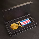 The Commemorative Coin Company Our 30th Pearl Wedding Anniversary Medal in Presentation Case. Long/Distinguished Service and Bravery in the Field. Antique Gold,Silver,Full Size