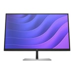 HP E27Q G5 - E-Series écran LED 27" 2560 x 1440 QHD @ 75 Hz IPS 350 cd/m² 1000:1 5 ms HDMI, DisplayPort, USB noir, noir et argent (support)