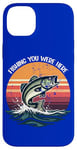 Coque pour iPhone 14 Plus Vintage Fishing You Were Here : des jeux de mots qui accrochent le cœur de papa