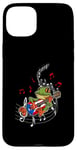 iPhone 15 Plus Puerto Rico Flag Coqui Frog Play Guitar Puerto Rican Music Case