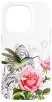 Coque pour iPhone 15 Pro Protective Phone Case for Cute Girls Women Humming Bird