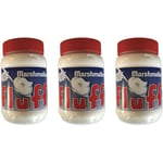 Marshmallow Fluff Crème Vanilla USA -vaahtokarkkilevite, 213g, 3-PACK