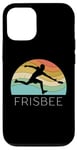 Coque pour iPhone 12/12 Pro Ultimate Frisbee Disque volant rétro pour homme et femme