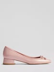 L.K.Bennett Aurelie Leather Bow Ballerina Courts