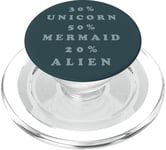 30% Unicorn 50% Mermaid 20% Alien PopSockets PopGrip pour MagSafe