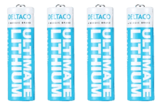 DELTACO – Ultimate Lithium batteries, 1.5V, LR6/AA size, 4-pack (ULT-R6LI-4P)