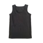 Haleychan Dam Kvinnors Tomboy Bröstbindande Baddräkt Trans Lesbisk Tank Top Pullover Korsett Baddräkt Platt Bröst S-3xl (endast Simväst -hg Black L