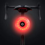 NK Feu arrière LED pour vélo - 5 Modes de lumière, Rechargeable, Port de Charge DC5 V 1 A, Micro USB, résistance à l'eau IPX5, léger et Durable, Installation Facile (Compatible avec Tous Les vélos)