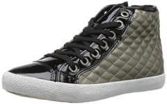 Keddo Womens High-Tops KED30 Black/Gold 6.5 UK, 40 EU