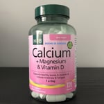 Holland & Barrett Calcium + Magnesium & Vitamin D 120 Tablets Vegetarians