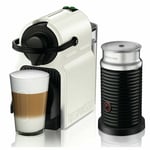 Nespresso by Krups Inissia Coffee Machine with Aeroccino 3, White 