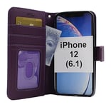 New Standcase Wallet iPhone 12 (6.1) (Lila)