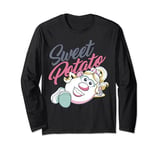 Mr. Potato Head Valentine's Day Mrs. Sweet Potato Retro Long Sleeve T-Shirt