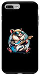 Coque pour iPhone 7 Plus/8 Plus Hamster Avec Guitare Électrique Lunettes