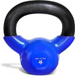 Yes4All K2LK Vinyl Coated Cast Iron Kettlebell, Kettle Bell Weights Set - Blue Kettlebells, 2.2 kg