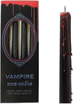 Vampire Tears Black Candles - Set of 4 Bleeding Candles - Gothic Rituals Hallowe