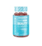 Novomins Hair Skin and Nails Vitamins - Hair Vitamins - Zinc, Vitamin C, A, E - Gluten-Free Biotin Gummies - 60 Biotin Hair Growth Gummies - Thicker Hair & Stronger Nails - Vitamins for Women & Men