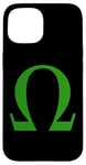 iPhone 15 Alpha Omega Letter Greek Alphabet Case