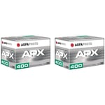 Pack 2 x AGFAPHOTO APX 400 PROF 135-36 - Negro