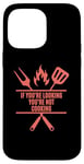 iPhone 14 Pro Max Funny Cooking BBQ Grilling Mom Dad in Living Coral color Case