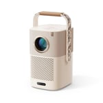 【Son JBL et Batterie Intégrée】 Videoprojecteur WiFi Bluetooth T2, Projecteur Portable Natif 1080P Auto Focus/Keystone, 450 ANSI Lumens, Haut-Parleur 2X8W (Camouflage Handle)