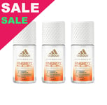 Adidas Women Energy Kick Roll-on Deodorant Antiperspirant 50ml 3-Pack