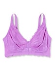 Triumph Women's Amourette 300 Summer N Bra, Semi-Transparent NA, Blueberry Cream, 32DD