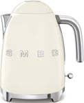 SMEG KLF03CREU Elkedel, 1,7 liter, cremefarvet