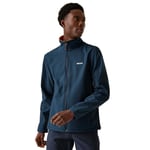 Regatta Mens Cera V Durable Wind Resistant Softshell Jacket - Navy - Size X-Large