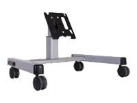 Chief Confidence Medium 2' Monitor Mobile Cart - For Displays 32-65" - Black - Vogn - For Flatpanel - Aluminium - Svart - Skjermstørrelse: Inntil 50"