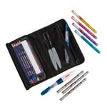 Derwent Artpack, Black, Accessories Ideal for Sketching and Drawing, Professional Quality Carry Case, Derwent Pencil Wallet, 2306222