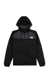 THE NORTH FACE Men's Reaxion Fleece F/Z Hoodie Fleece Jacket, Tnf Black/Asphalt Grey, XXL