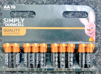 Duracell Simply AA  Batteries Alkaline Power Long Lasting LR03, LR6 Pack Of 12