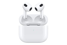 Apple AirPods with Lightning Charging Case 3. generation - ægte trådløse øretelefoner med mik.