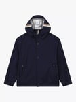 BOSS Kids' Hooded Windbreaker Jacket, Navy