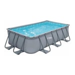 Piscine tubulaire rectangle 4x2x1m